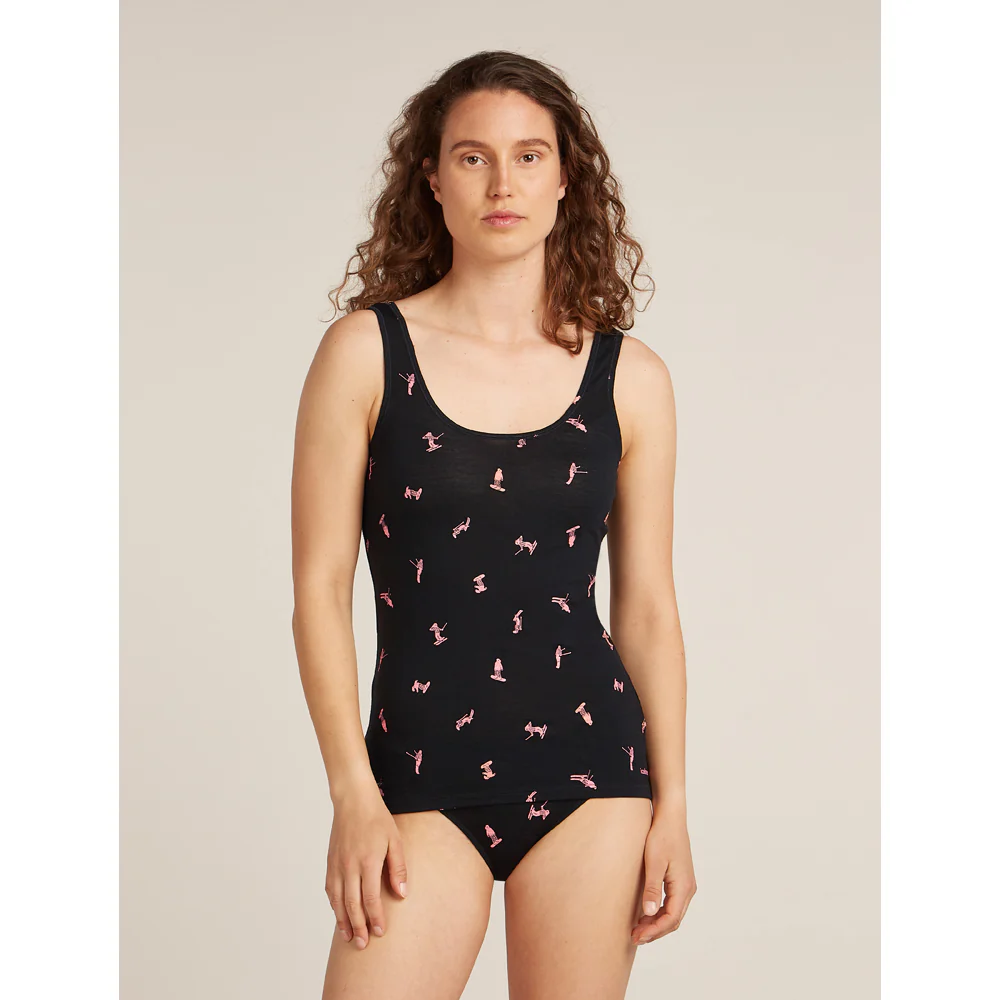 Icebreaker Merino 150 Siren Tank Snow Day Womens - Image 3