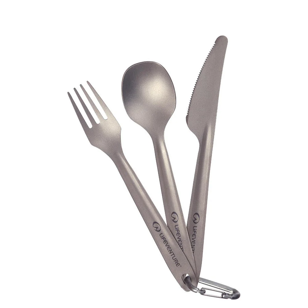 Lifeventure Superlight Titanium Cutlery Set - Image 3