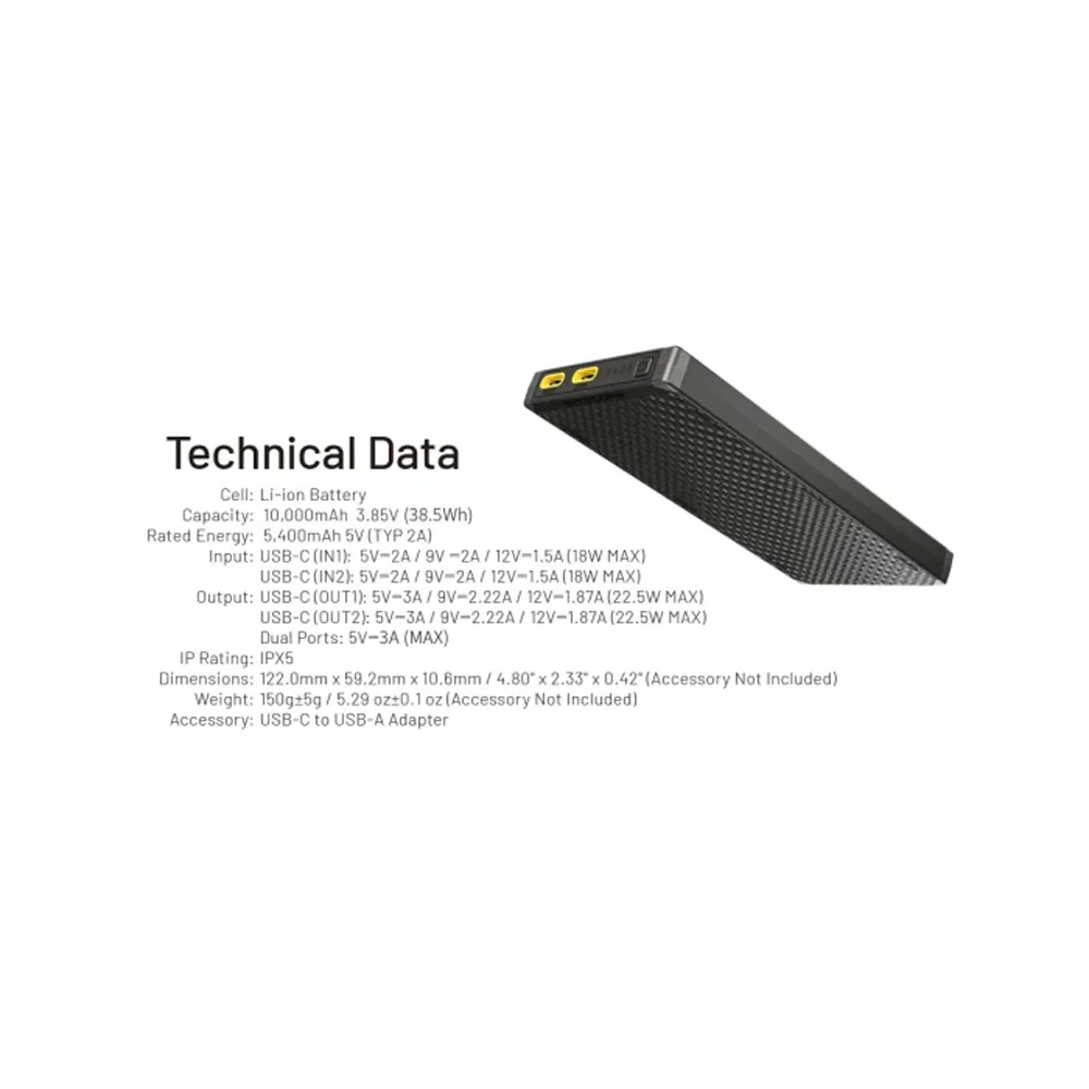 Nitecore NB10000 Gen3 Ultra-Slim Power Bank - Image 15