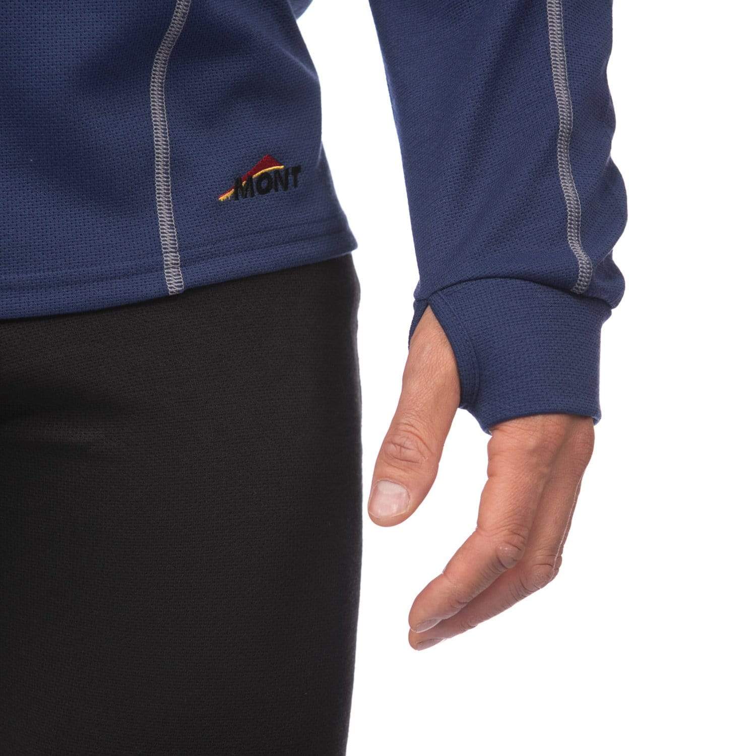 Power Dry Long Sleeve Zip Polo Men - Image 3