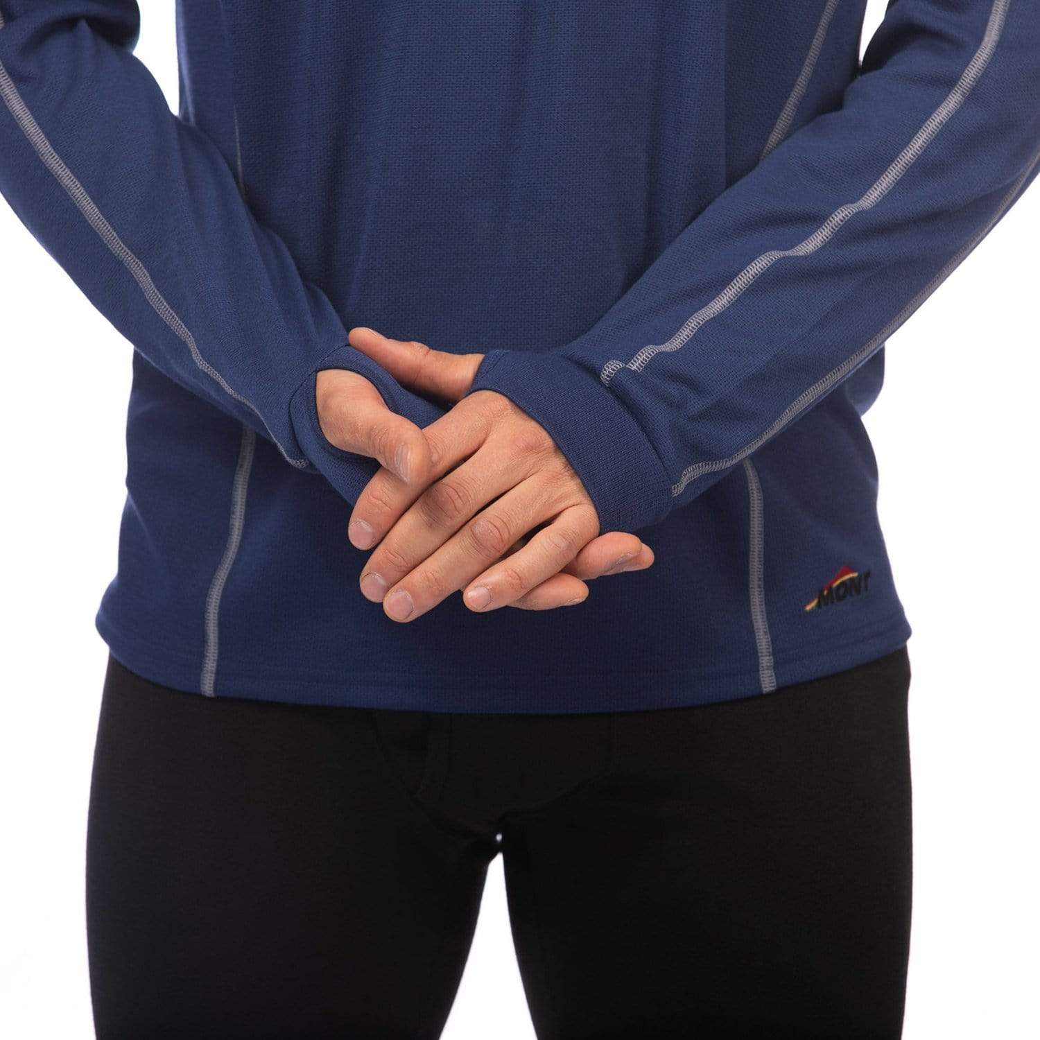 Power Dry Long Sleeve Zip Polo Men - Image 6